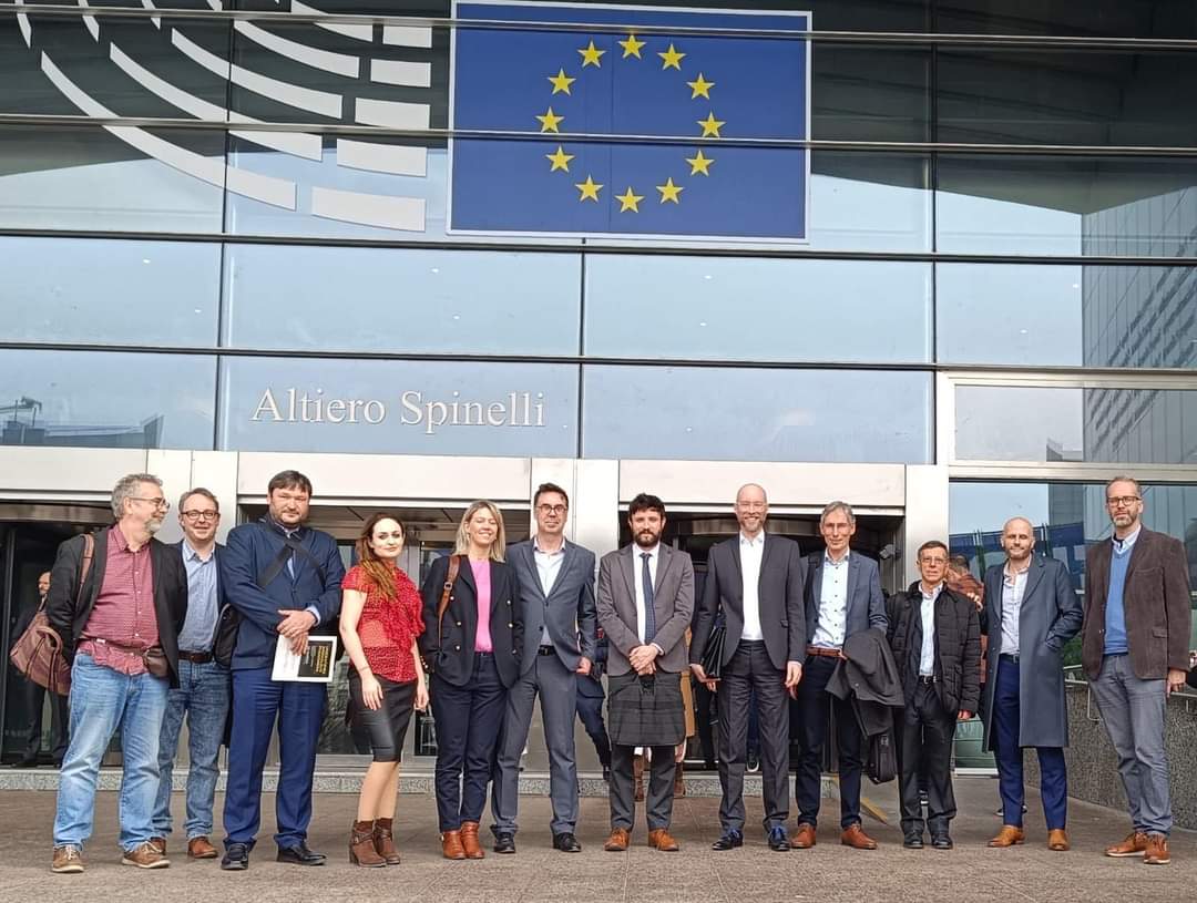 UAP organizations at the EuroParliament meeting (Bruxelles, March 20, 2024).